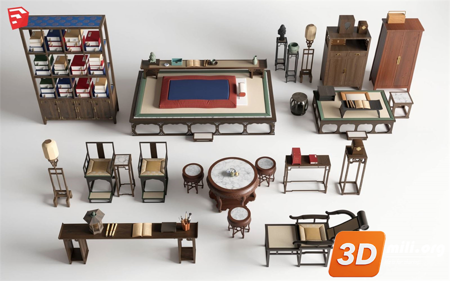 Tea Table Skp Files 
